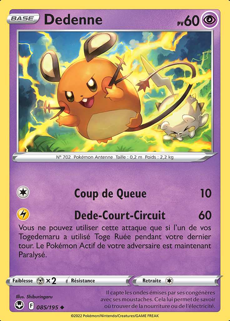 Dedenne 085/195 — Tempête Argentée