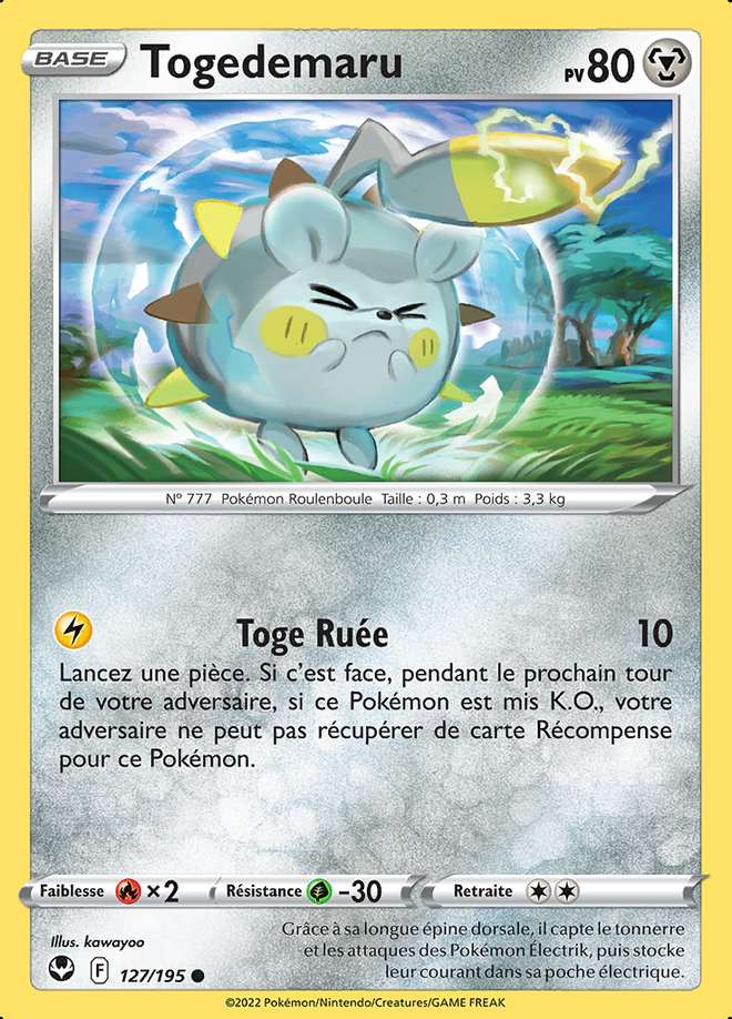 Togedemaru 127/195 — Tempête Argentée