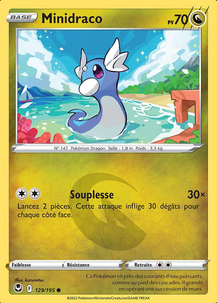 Minidraco 129/195 — Tempête Argentée