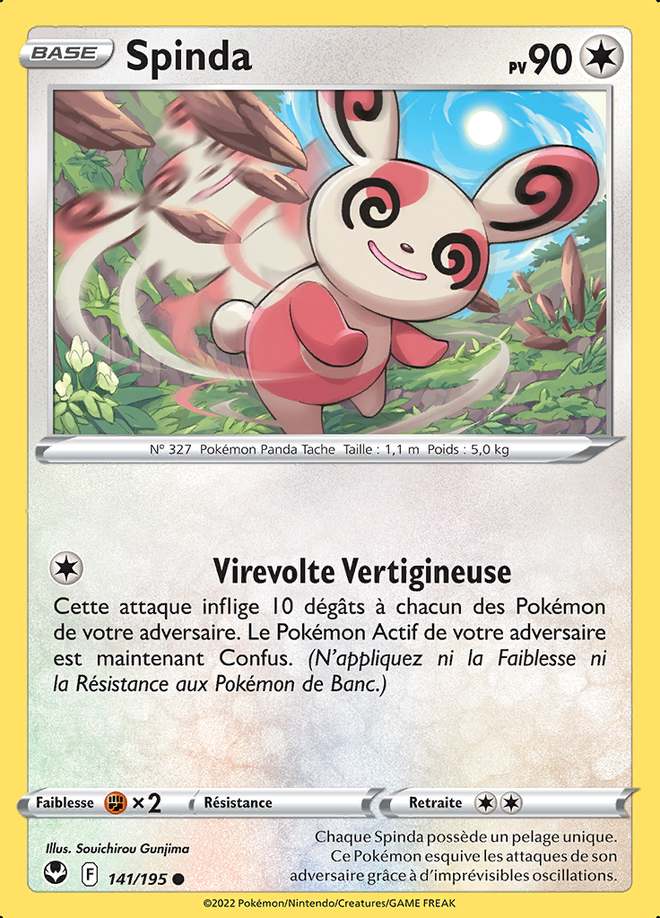 Spinda 141/195 — Tempête Argentée