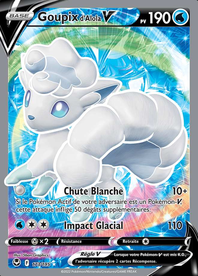Goupix d'Alola V 173/195 — Tempête Argentée