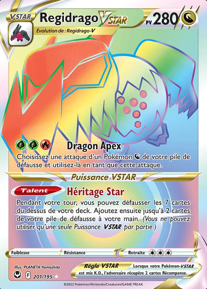 Regidrago VSTAR 201/195 — Tempête Argentée