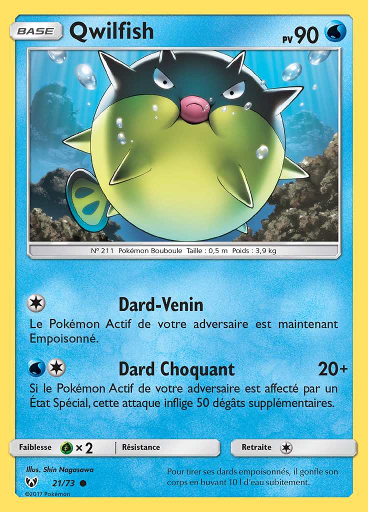 Qwilfish 021/073 — Légendes Brillantes