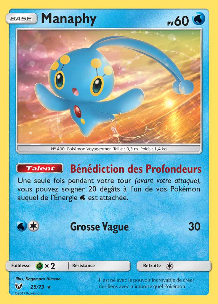 Manaphy 025/073 — Légendes Brillantes