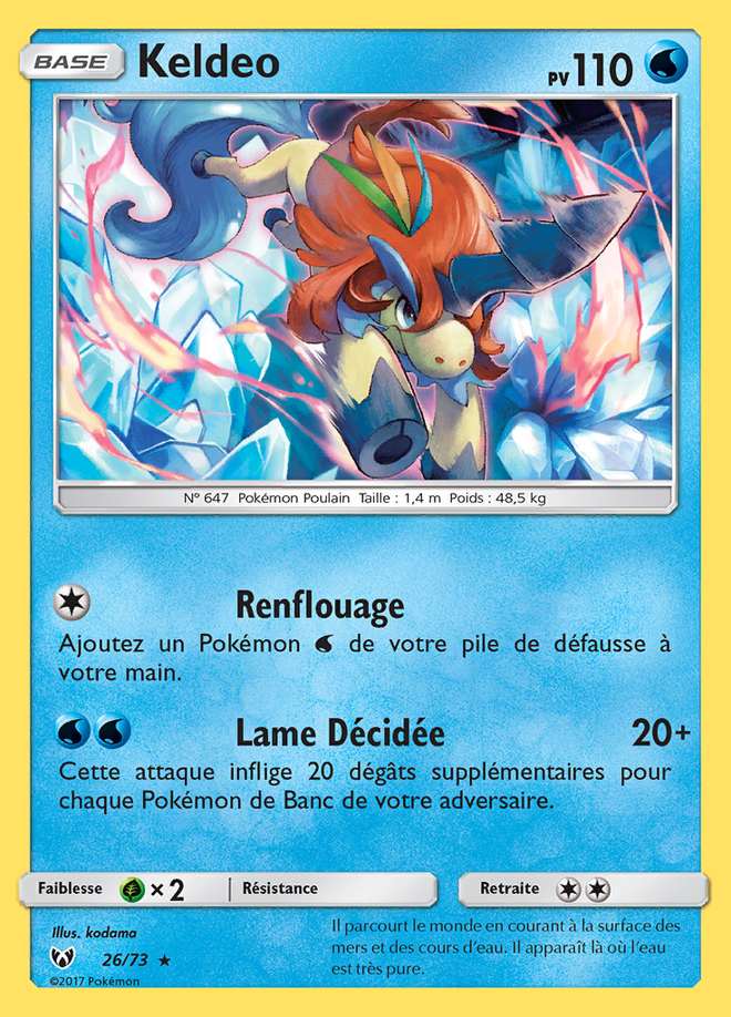 Keldeo 026/073 — Légendes Brillantes
