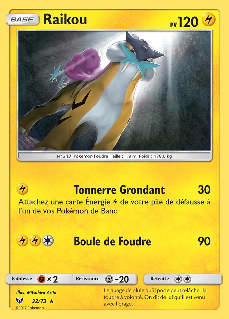 Raikou 032/073 — Légendes Brillantes