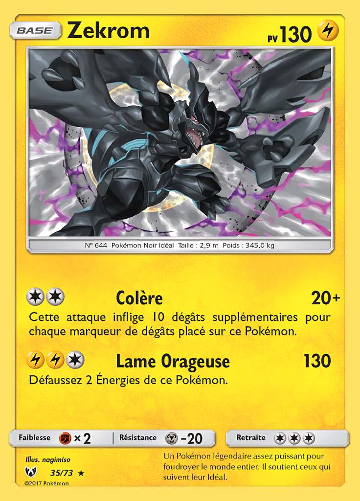 Zekrom 035/073 — Légendes Brillantes