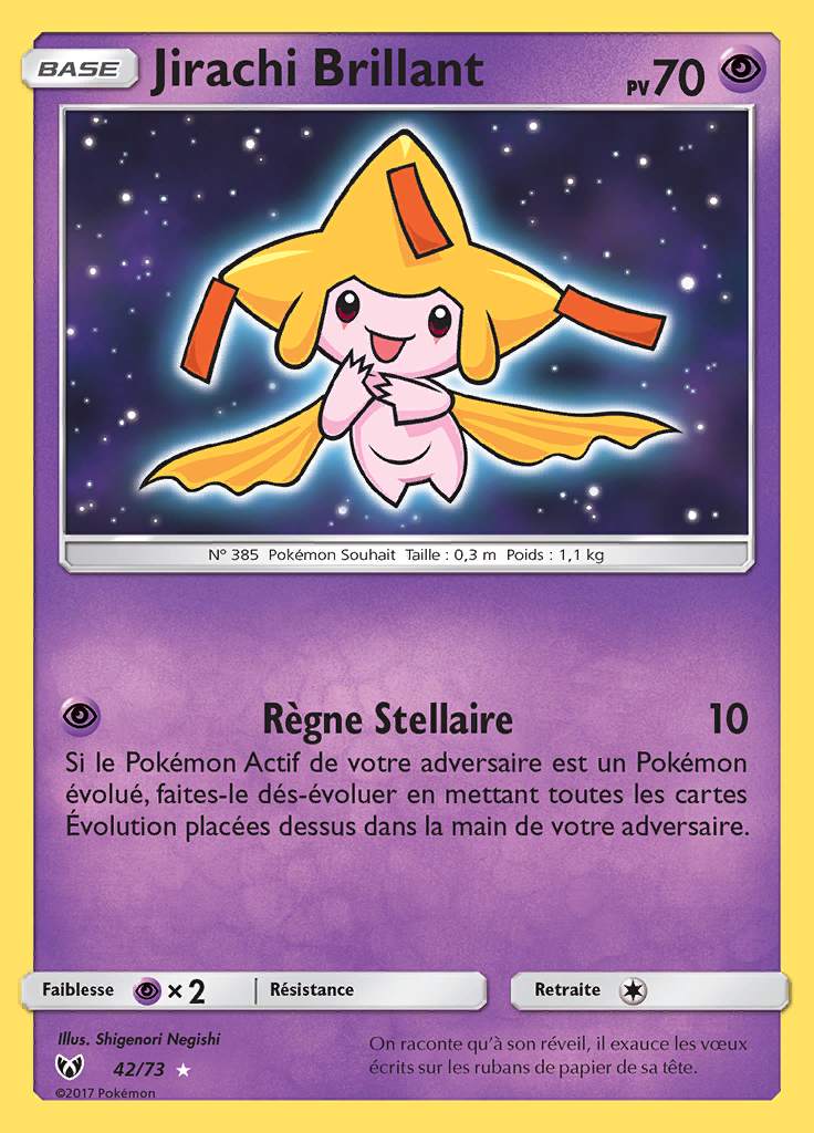 Jirachi Brillant 042/073 — Légendes Brillantes