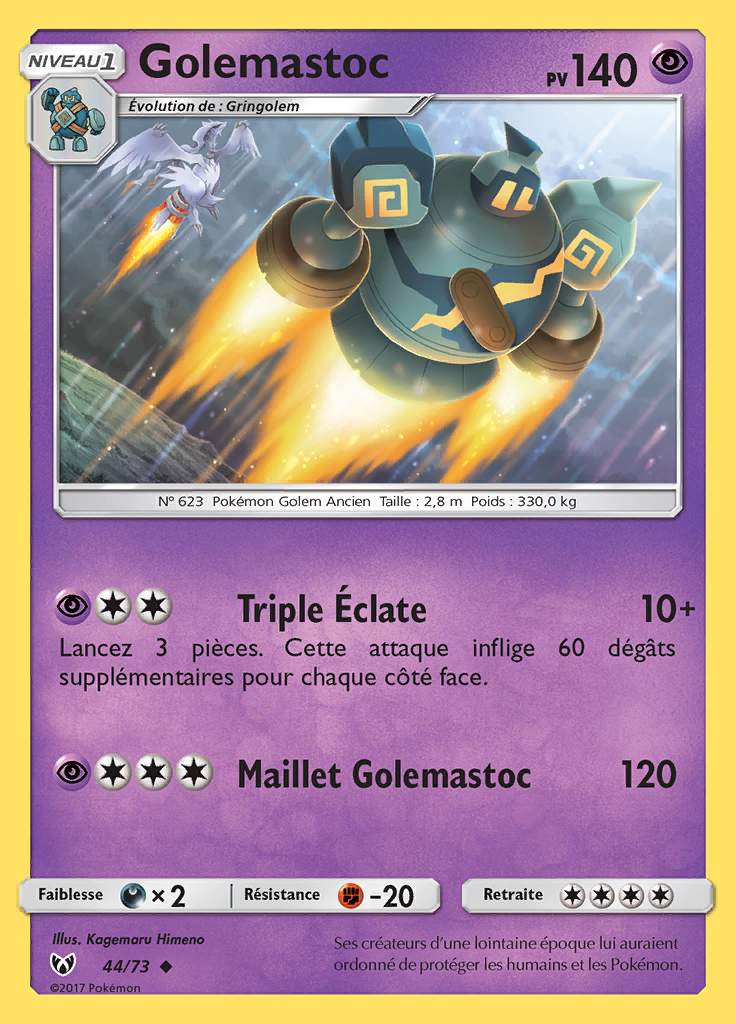 Golemastoc 044/073 — Légendes Brillantes
