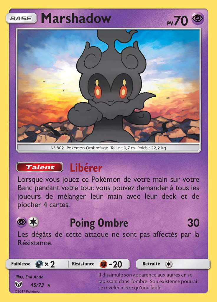 Marshadow 045/073 — Légendes Brillantes