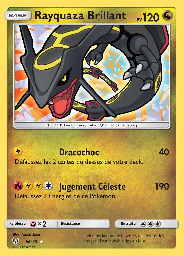 Rayquaza Brillant — 56/73 — SL3.5 · SLG · FR