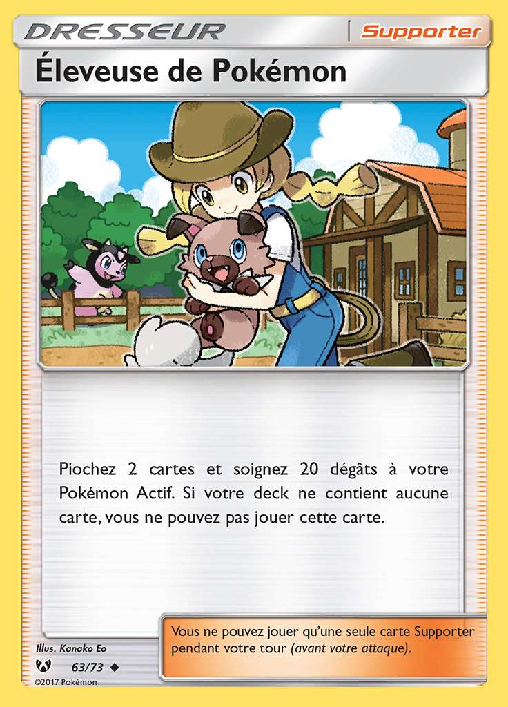 Éleveuse de Pokémon 063/073 — Légendes Brillantes