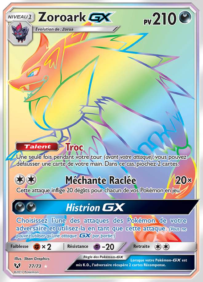 Zoroark-GX 077/073 — Légendes Brillantes