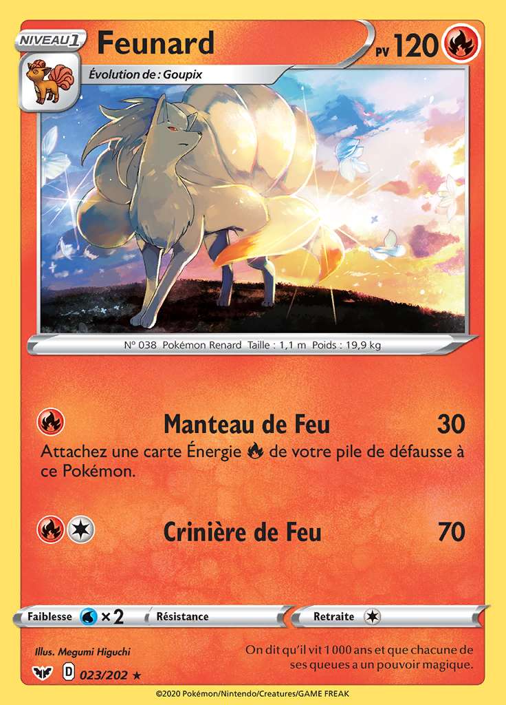 Feunard 023/202 — Épée et Bouclier