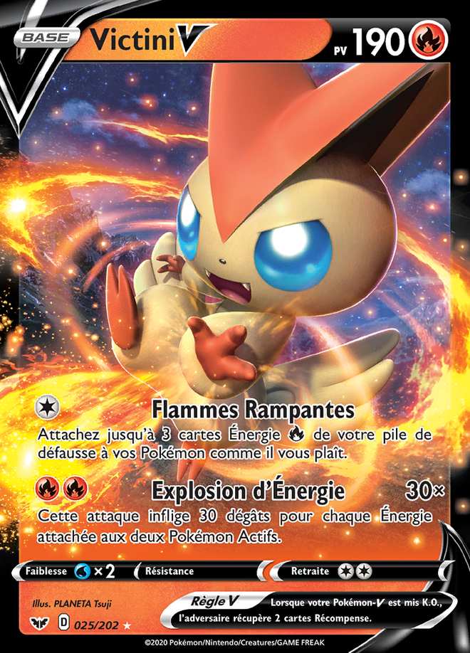 Victini V 025/202 — Épée et Bouclier