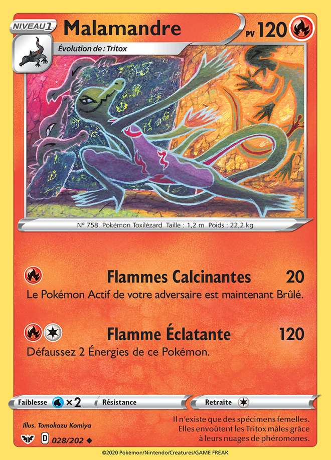 Malamandre 028/202 — Épée et Bouclier