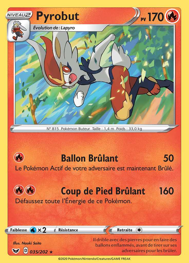 Pyrobut 035/202 — Épée et Bouclier