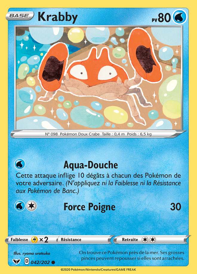 Krabby 042/202 — Épée et Bouclier