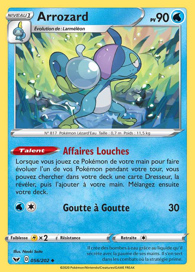 Arrozard 056/202 — Épée et Bouclier