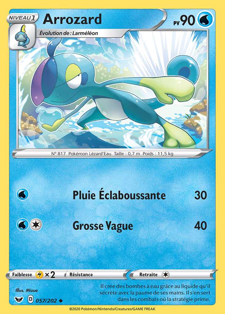 Arrozard 057/202 — Épée et Bouclier