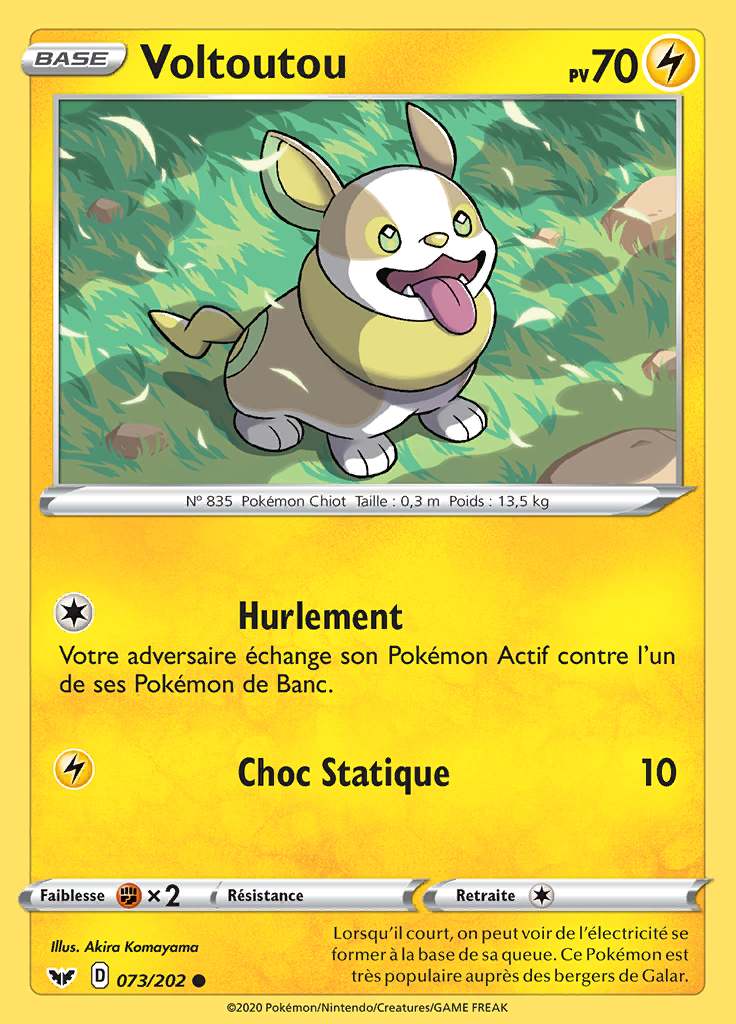 Voltoutou 073/202 — Épée et Bouclier