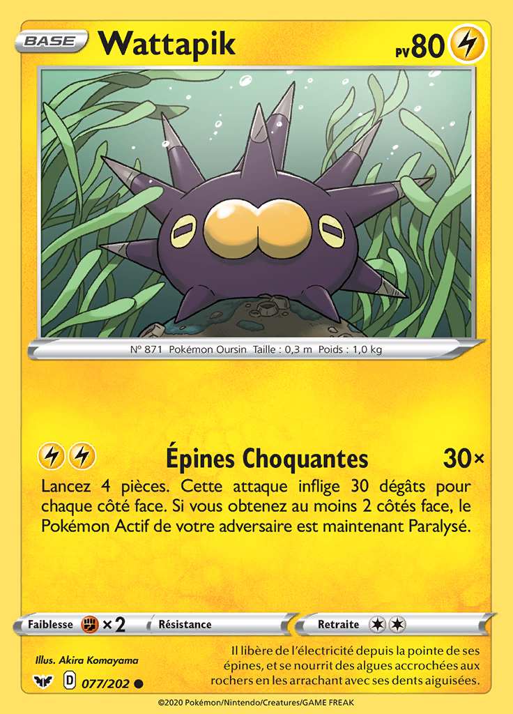 Wattapik 077/202 — Épée et Bouclier