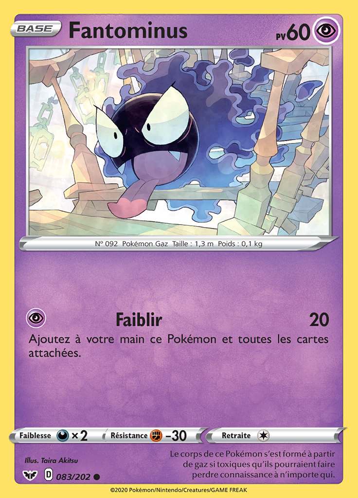 Fantominus 083/202 — Épée et Bouclier