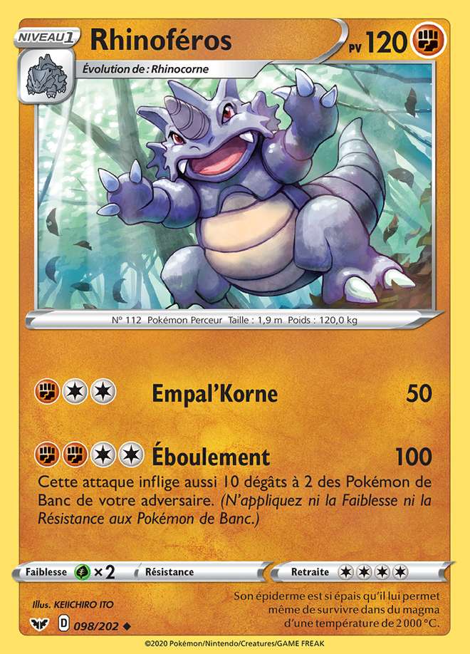 Rhinoféros 098/202 — Épée et Bouclier