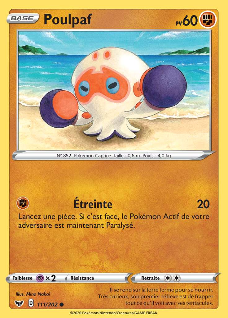 Poulpaf 111/202 — Épée et Bouclier