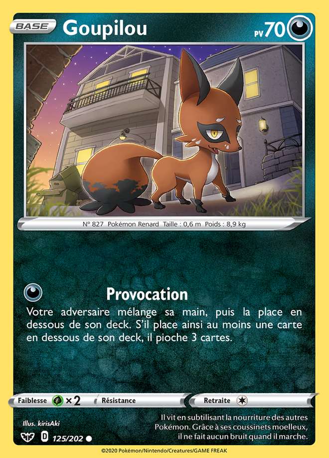 Goupilou 125/202 — Épée et Bouclier