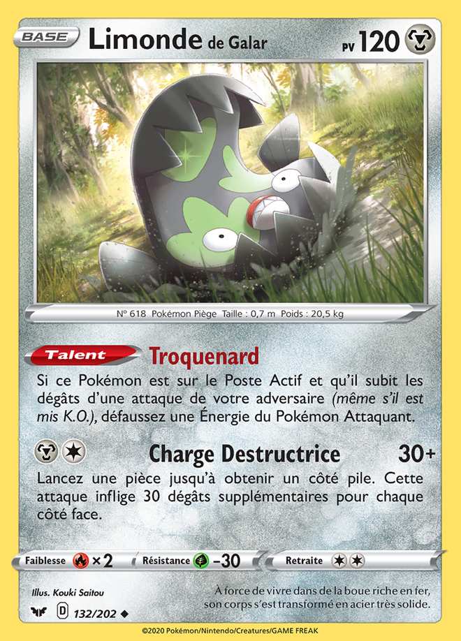 Limonde de Galar 132/202 — Épée et Bouclier