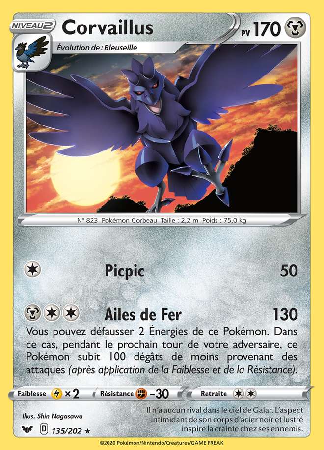 Corvaillus 135/202 — Épée et Bouclier