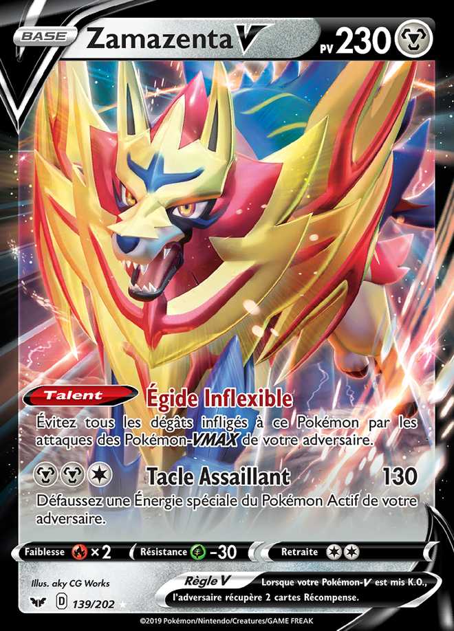 Zamazenta V 139/202 — Épée et Bouclier