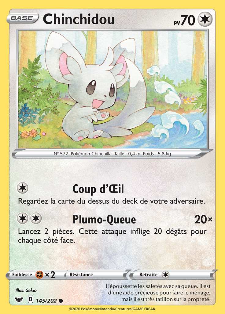 Chinchidou 145/202 — Épée et Bouclier