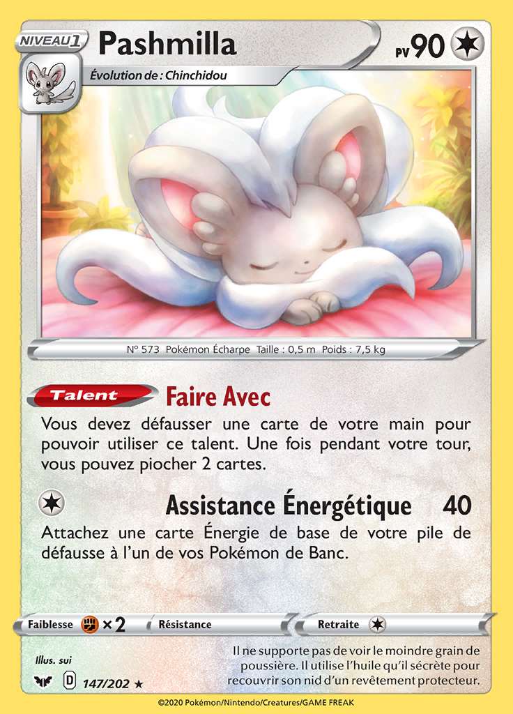Pashmilla 147/202 — Épée et Bouclier