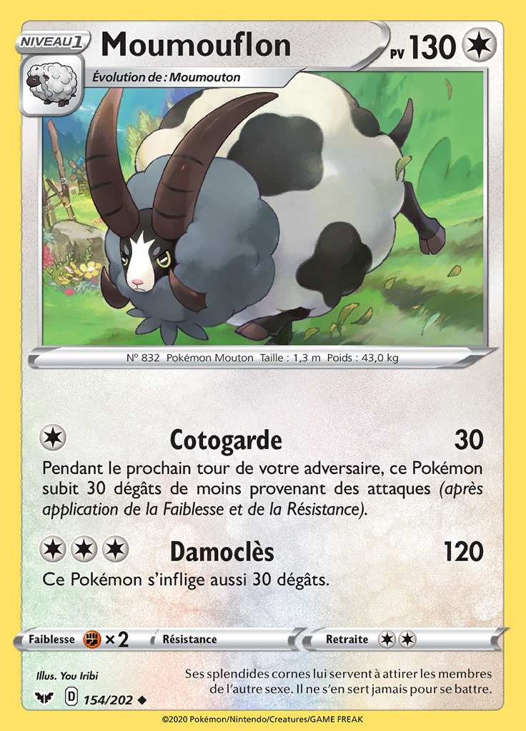Moumouflon 154/202 — Épée et Bouclier
