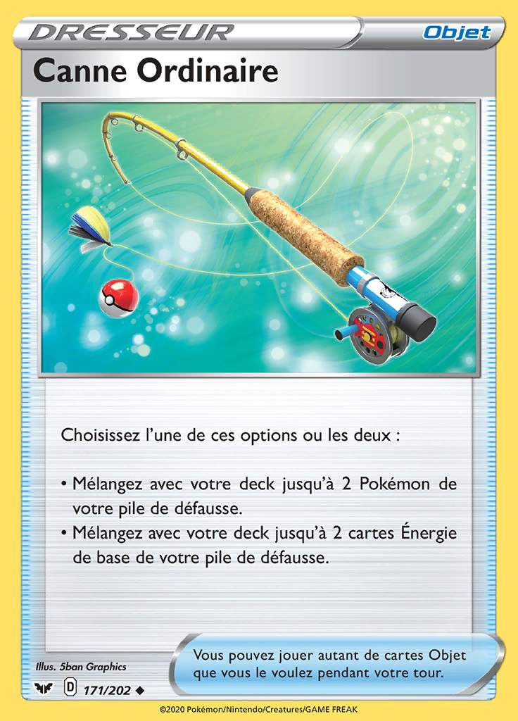 Canne Ordinaire 171/202 — Épée et Bouclier
