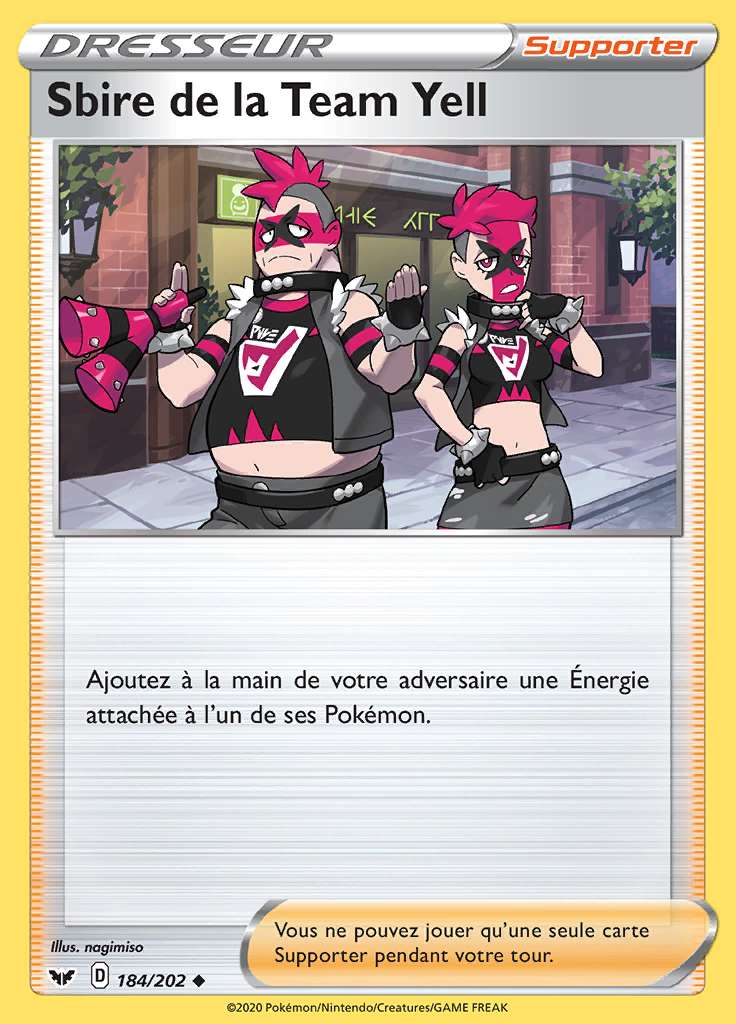 Sbire de la Team Yell 184/202 — Épée et Bouclier