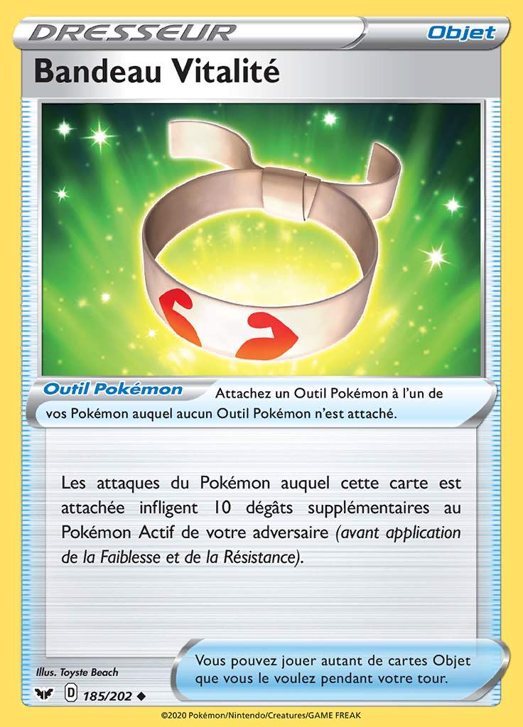 Bandeau Vitalité 185/202 — Épée et Bouclier