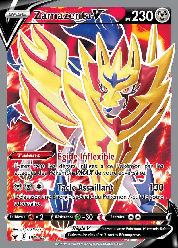 Zamazenta V 196/202 — Épée et Bouclier