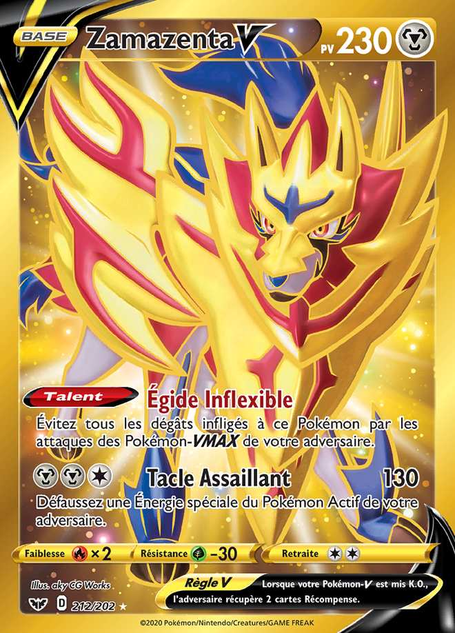 Zamazenta V 212/202 — Épée et Bouclier