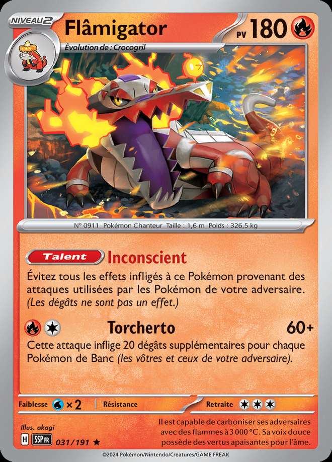 Flâmigator 031/191 — Étincelles Déferlantes