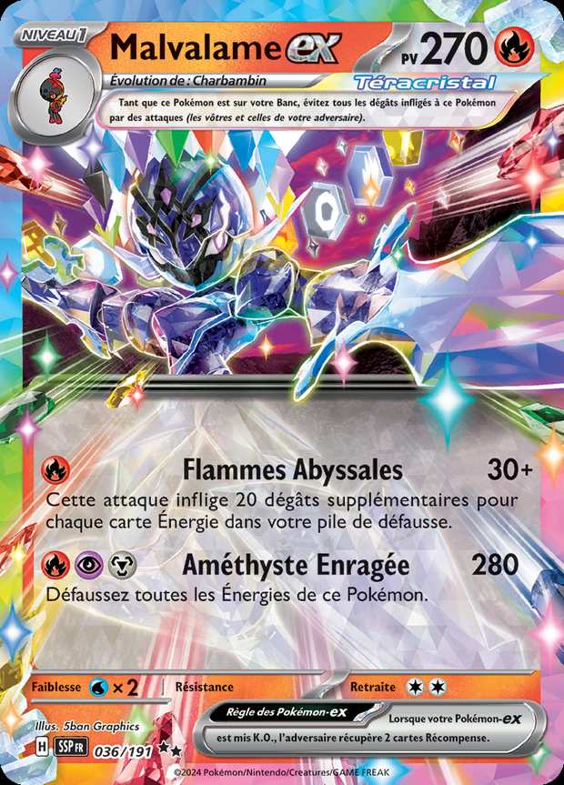 Malvalame-ex 036/191 — Étincelles Déferlantes