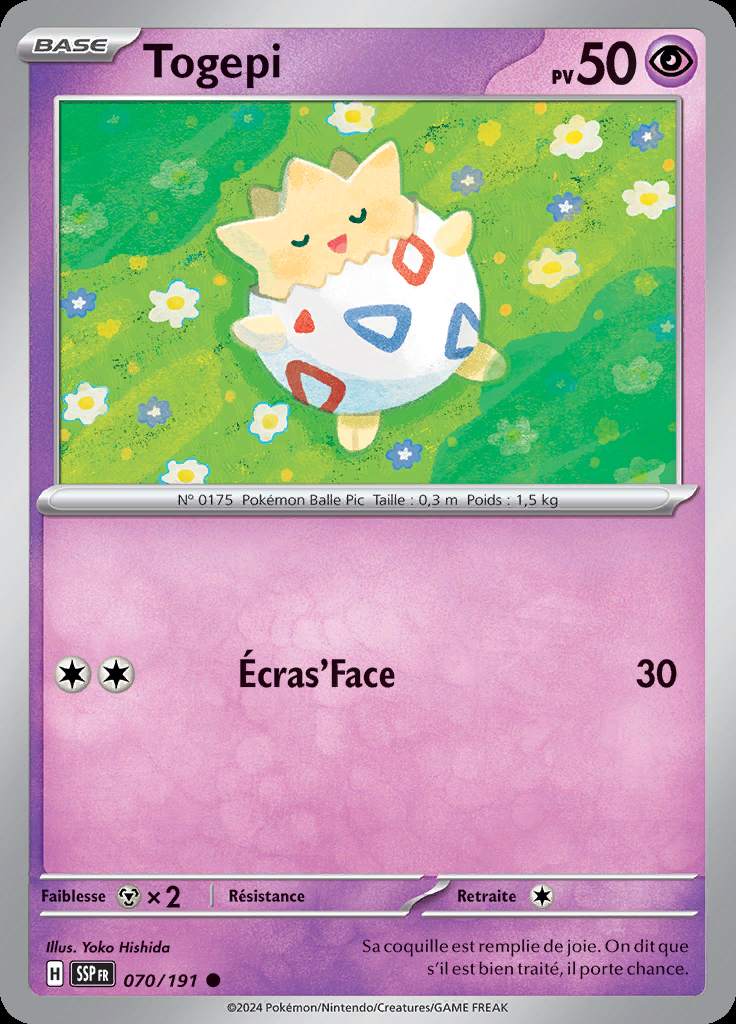 Togepi 070/191 — Étincelles Déferlantes