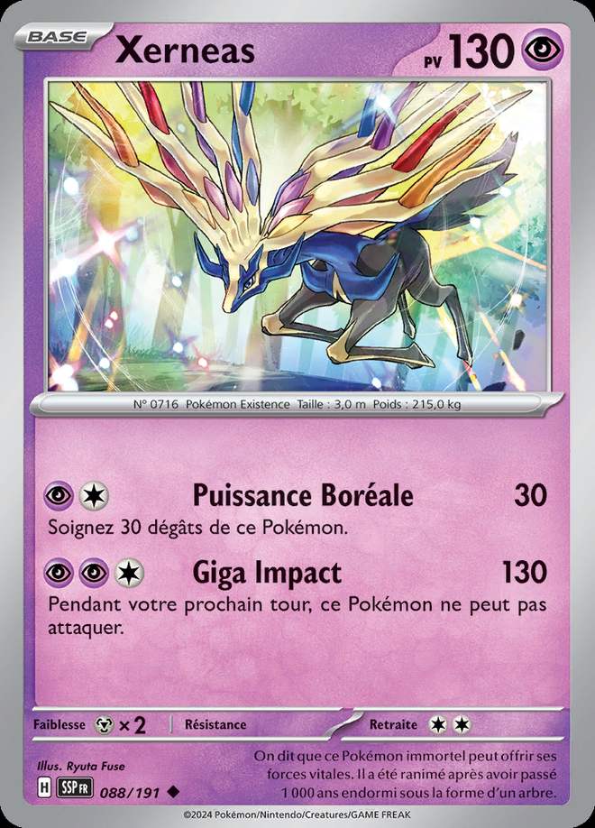 Xerneas 088/191 — Étincelles Déferlantes