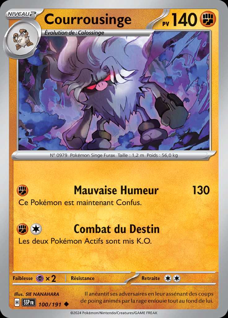 Courrousinge 100/191 — Étincelles Déferlantes