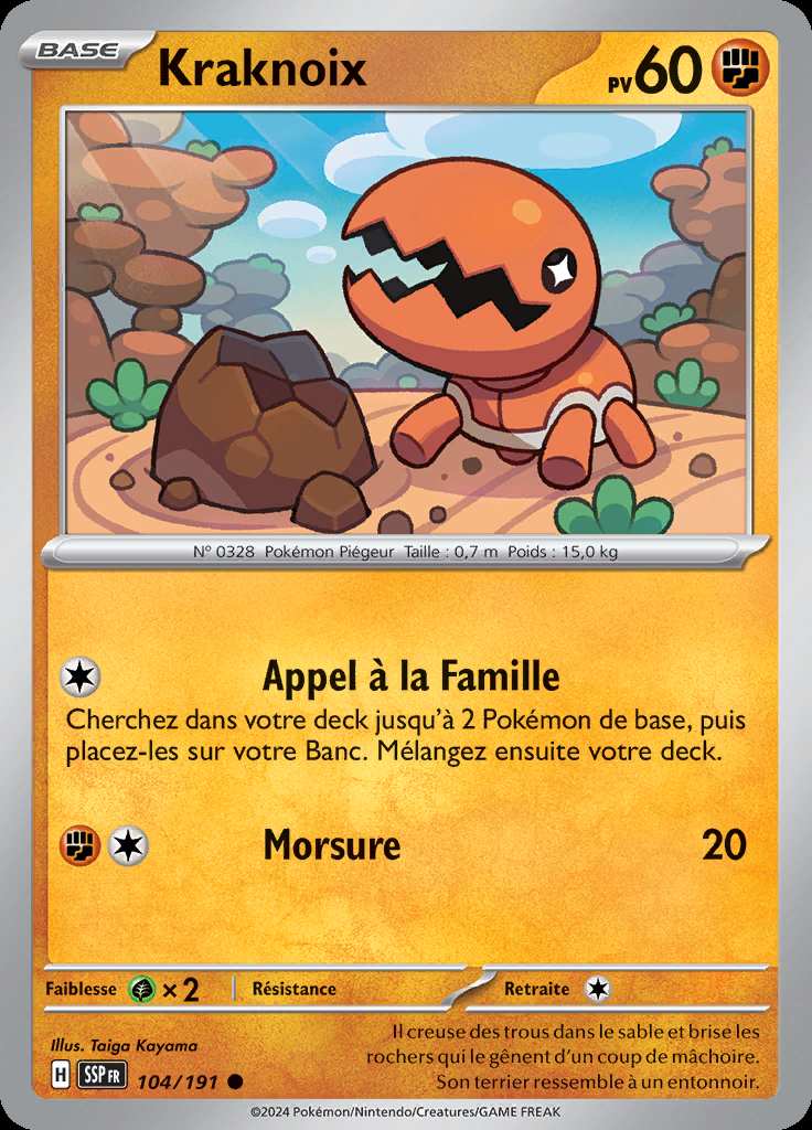 Kraknoix 104/191 — Étincelles Déferlantes