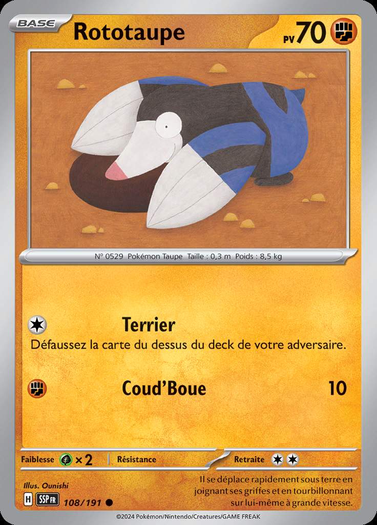 Rototaupe 108/191 — Étincelles Déferlantes