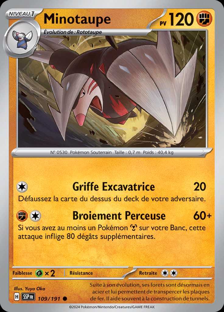 Minotaupe 109/191 — Étincelles Déferlantes