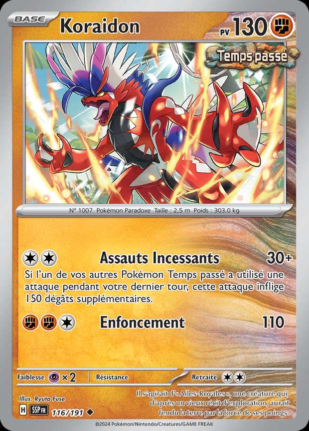 Koraidon 116/191 — Étincelles Déferlantes